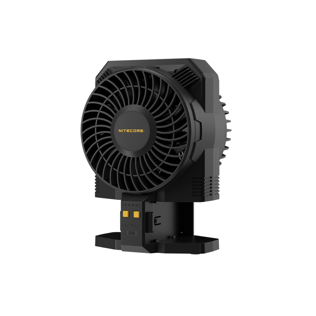 Nitecore CW20 Taschenventilator – Für Fotografie & Video, Mit Flach-/Runddüse, 100W Motor