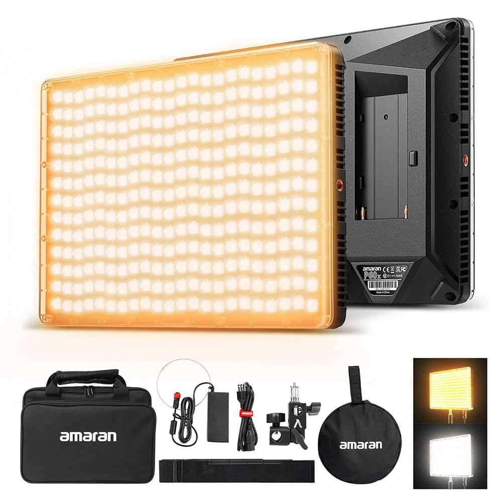 Aputure amaran P60C LEDライト Amazon | Aputure Amaran P60c 60W RGBフラットパネル撮影ライト RGBWW