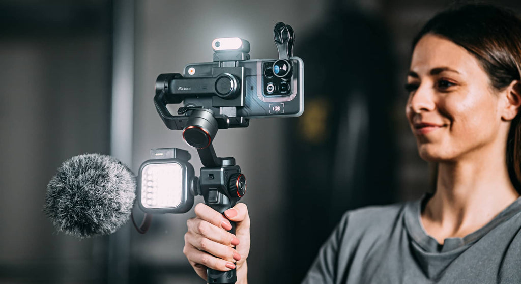 Hohem iSteady M6 Kit Gesichtserkennung Handy AI Stabilisator, 2023 