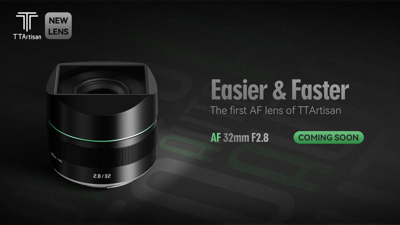 Erstes TTArtisan 32mm F2.8 Autofokus-Objektiv kommt bald！