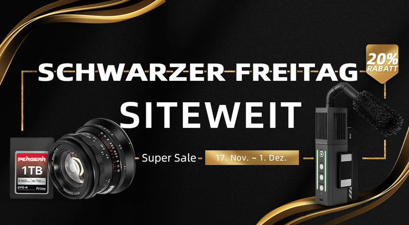 FERTIG - [Black Friday Sale] 20 % Rabatt auf alle Produkte! (17. November bis 1. Dezember)