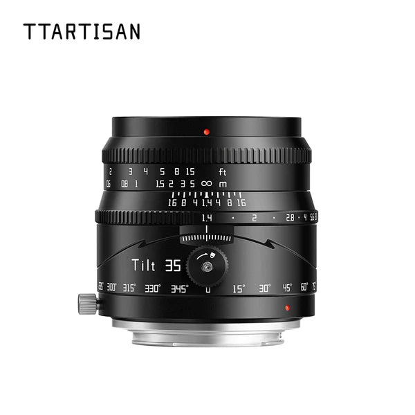 TTArtisan Tilt 35 mm F1.4 APS-C-Objektiv für spiegellose Kameras mit X/E/Z/RF- und M4/3-Mount