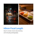 TTArtisan 40 mm f/2 Vollformat STM+ AF Autofokus Kompaktes Leichtobjektiv für E/Z/L
