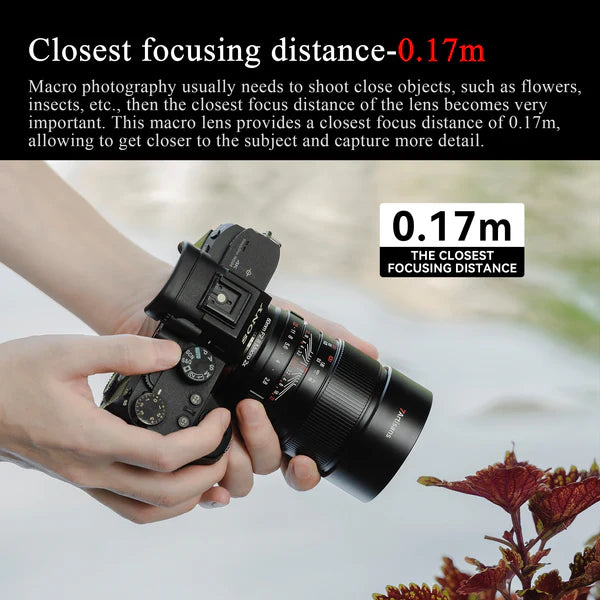 7Artisans 60mm F2.8 Vollformat-Makroobjektiv mit 2-facher Vergrößerung