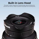 Pergear 10mm F5.6 II APS-C Fisheye-Objektiv, 172° Ultraweitwinkel-Objektiv mit manuellem Fokus für X/E/Z/RF/EOS-M und M4/3