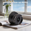Pergear 10mm F5.6 II APS-C Fisheye-Objektiv, 172° Ultraweitwinkel-Objektiv mit manuellem Fokus für X/E/Z/RF/EOS-M und M4/3