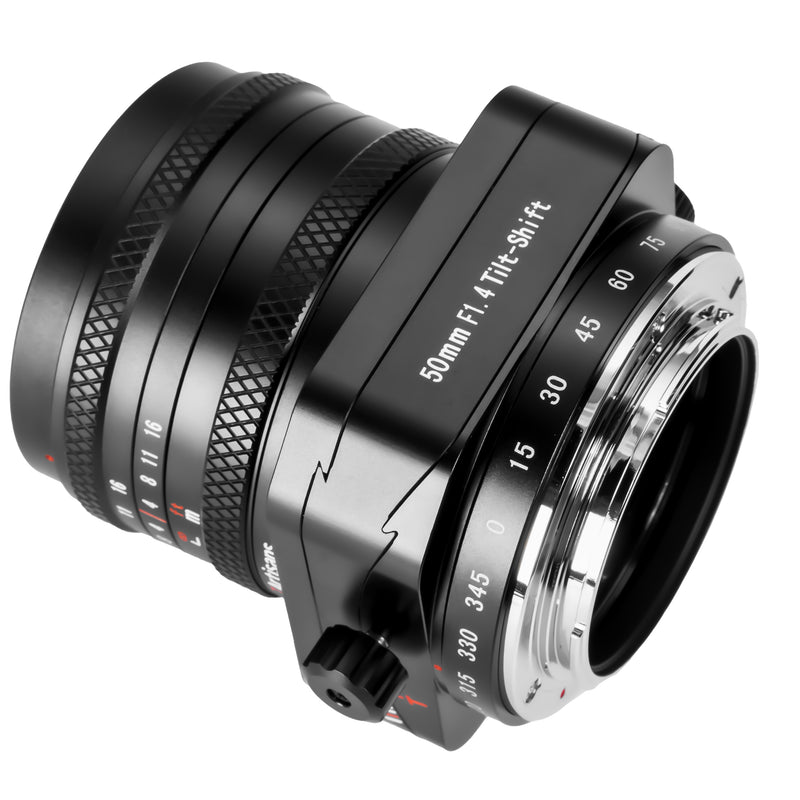 7Artisans 50 mm F1,4 Tilt-Shift-APS-C-MF-Objektiv für Fuji/Sony- und M4/3-Mount-Kameras