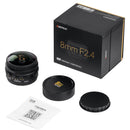 AstrHori MF 8mm F2.4 Zirkular-Fisheye-Objektiv für Fujifilm GFX & Hasselblad XCD