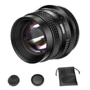 Pergear 50mm f/1.4 Vollformat-Objektiv mit manuellem Fokus für E/Z/L/RF-Bajonettkameras