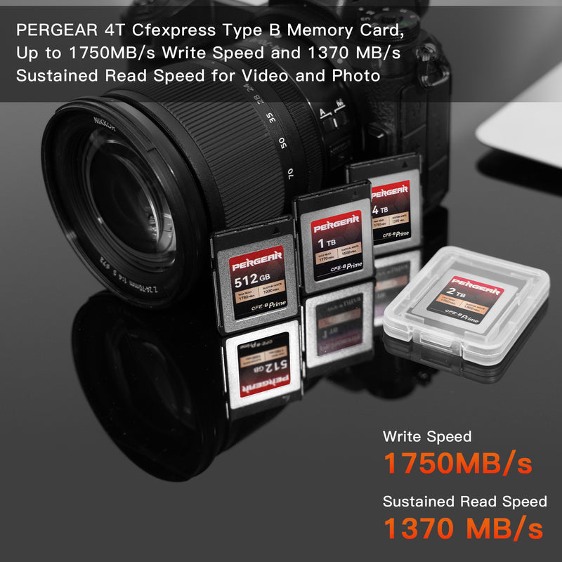 PERGEAR CFE-B Prime CFexpress Typ-B Speicherkarte (4 TB)