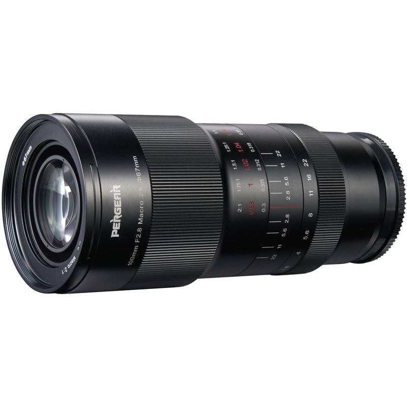 Pergear 100mm F2.8 Vollformat-Ultra-Makroobjektiv mit 2-facher Vergrößerung
