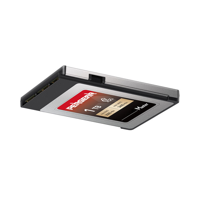 Pergear 1 TB CFexpress 4.0 Typ B-Speicherkarte – Hochgeschwindigkeits-Workflow für Canon, Nikon, Panasonic, Fuji und DJI Ronin 4D