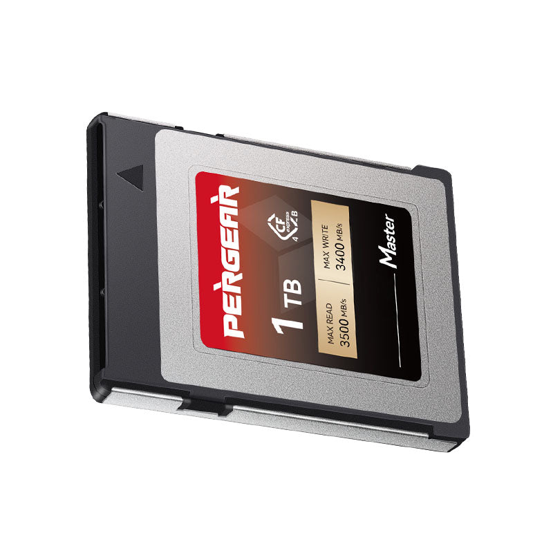 Pergear 1 TB CFexpress 4.0 Typ B-Speicherkarte – Hochgeschwindigkeits-Workflow für Canon, Nikon, Panasonic, Fuji und DJI Ronin 4D