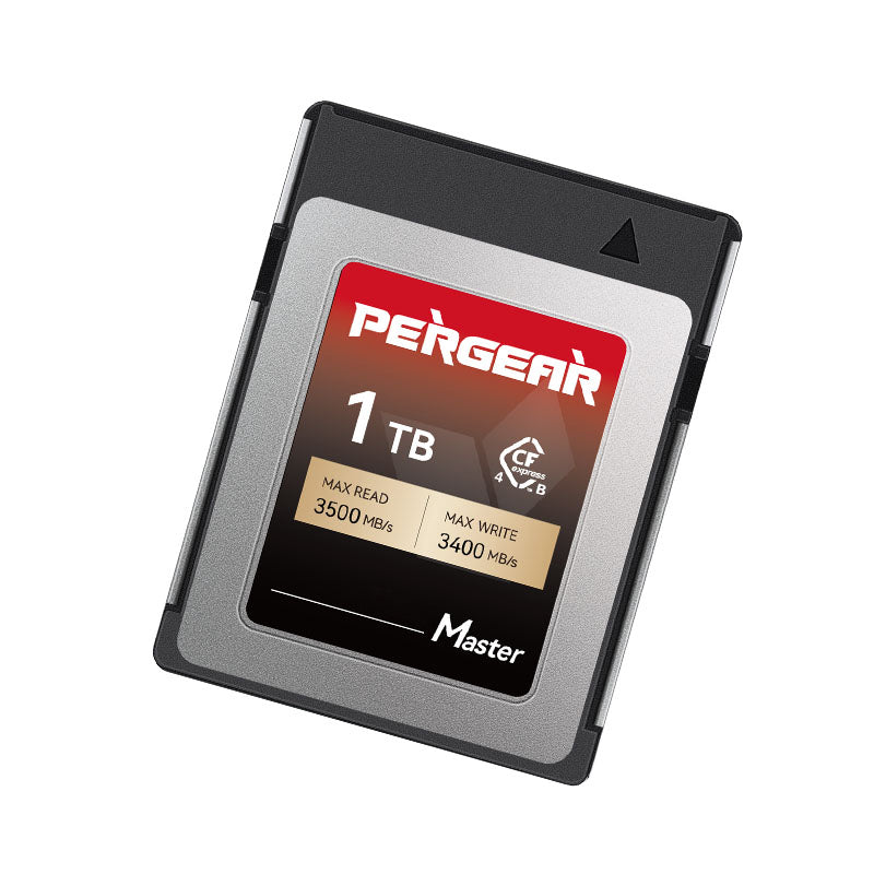 Pergear 1 TB CFexpress 4.0 Typ B-Speicherkarte – Hochgeschwindigkeits-Workflow für Canon, Nikon, Panasonic, Fuji und DJI Ronin 4D