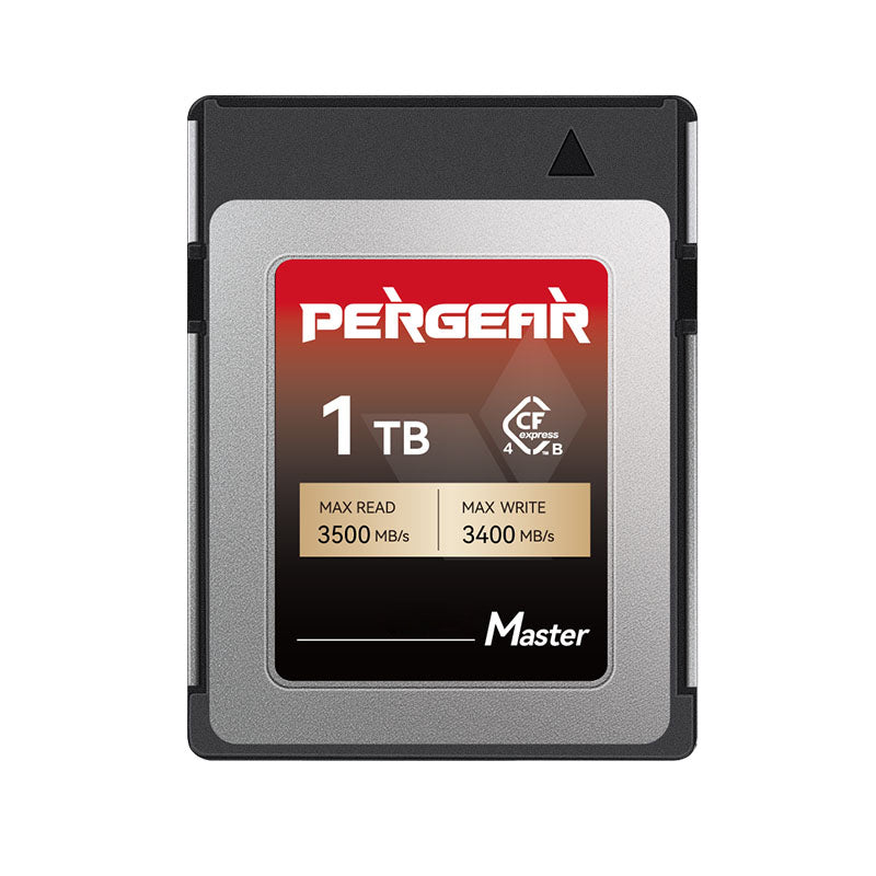 Pergear 1 TB CFexpress 4.0 Typ B-Speicherkarte – Hochgeschwindigkeits-Workflow für Canon, Nikon, Panasonic, Fuji und DJI Ronin 4D