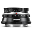 Pergear 35mm F1.6 II Festbrennweitenobjektiv mit manuellem Fokus für FX/E/M4/3-Anschlüsse