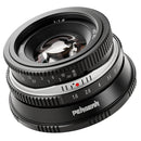 Pergear 35mm F1.6 II Festbrennweitenobjektiv mit manuellem Fokus für FX/E/M4/3-Anschlüsse