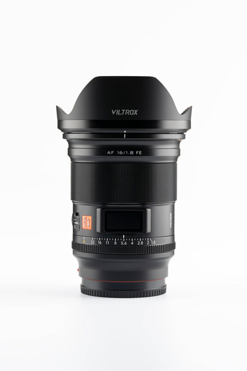 Viltrox AF 16 mm f/1,8 Objektiv für spiegellose Vollformatkameras von Sony und Nikon