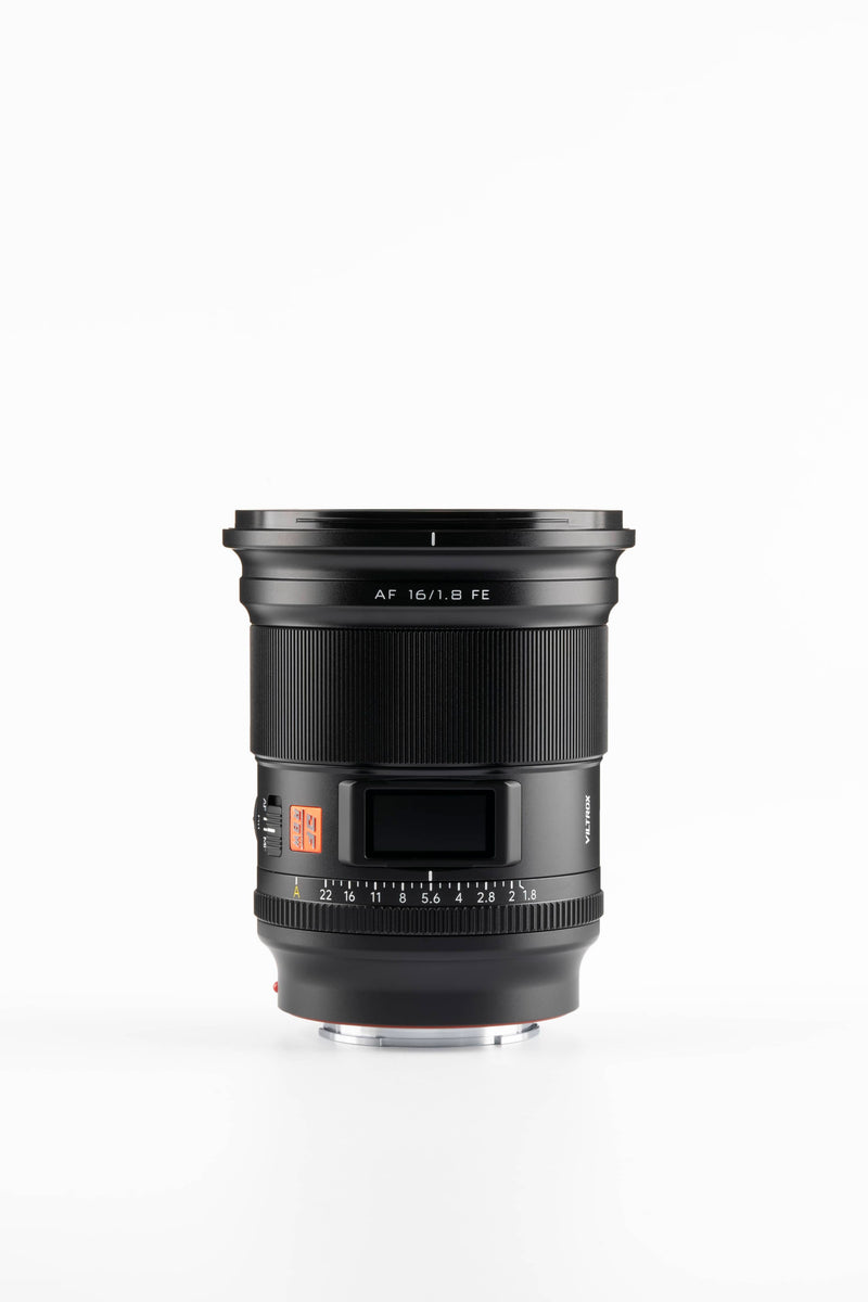 Viltrox AF 16 mm f/1,8 Objektiv für spiegellose Vollformatkameras von Sony und Nikon