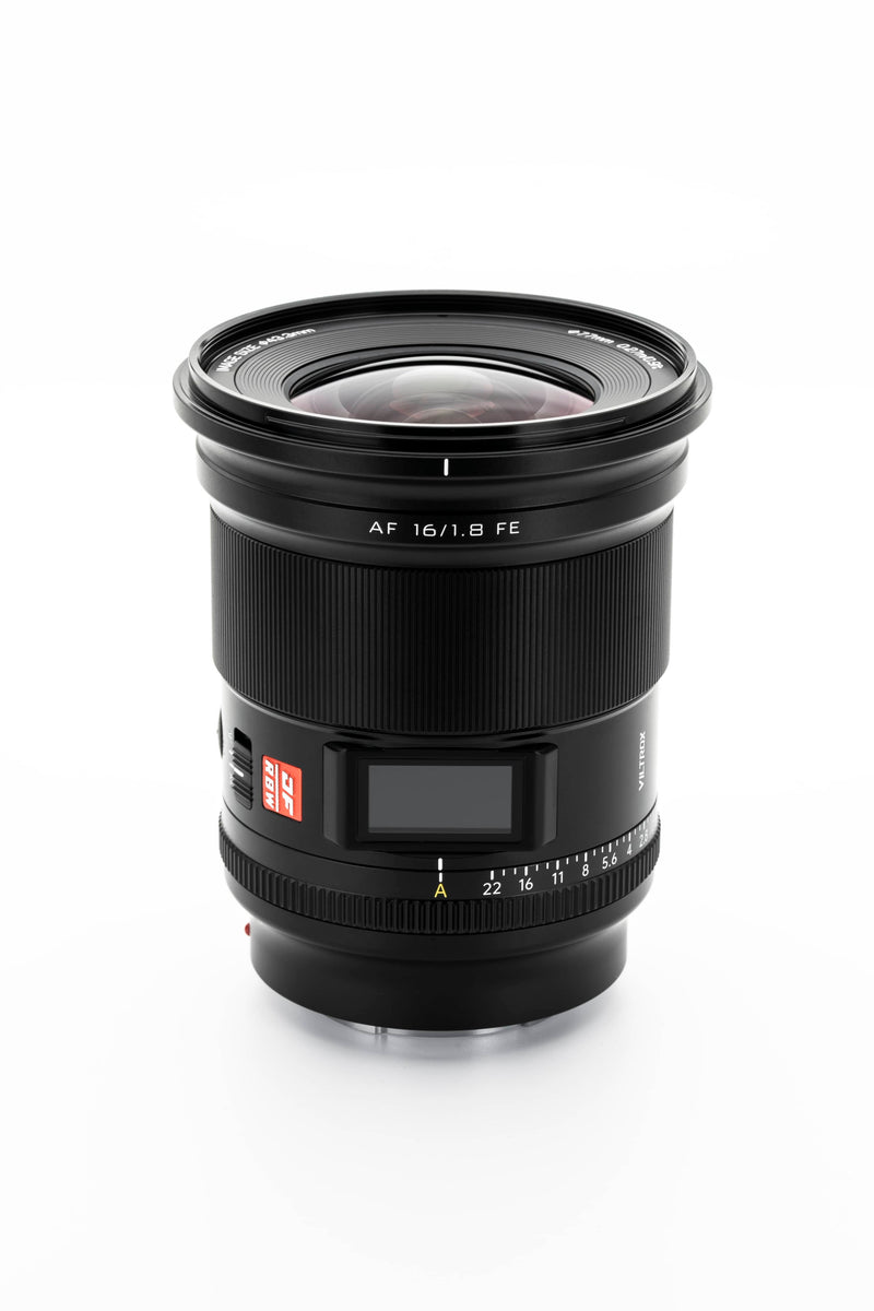 Viltrox AF 16 mm f/1,8 Objektiv für spiegellose Vollformatkameras von Sony und Nikon