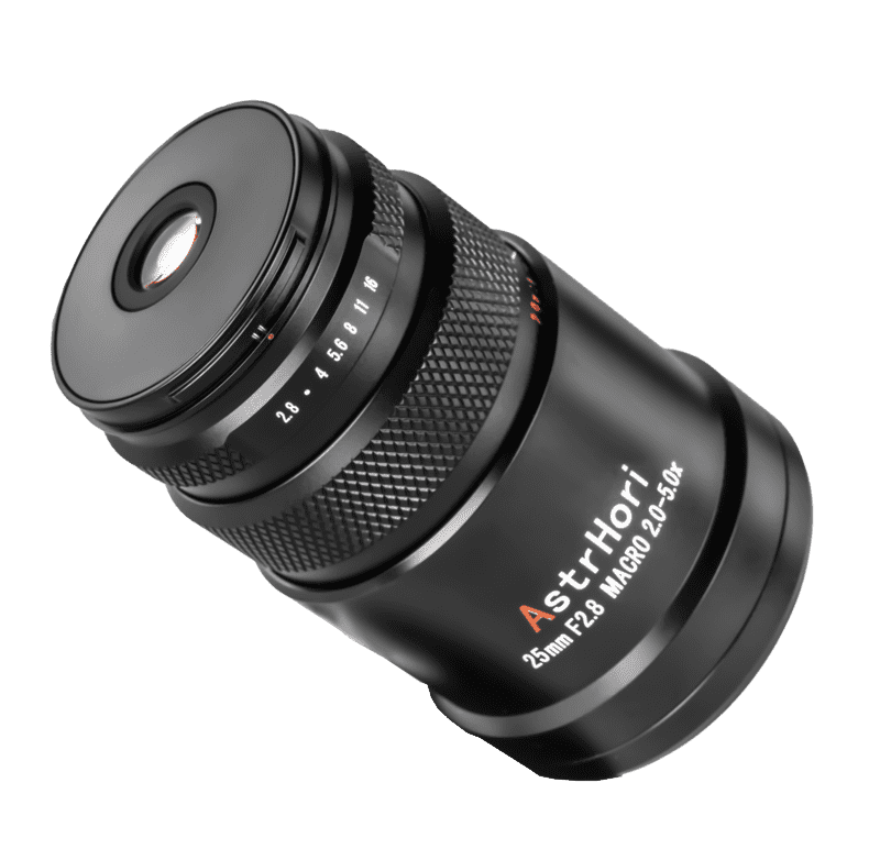 AstrHori 25 mm F2,8 2-5X Makro-Vollformatobjektiv für Sony/Fuji/Nikon/Canon und Leica-Kameras