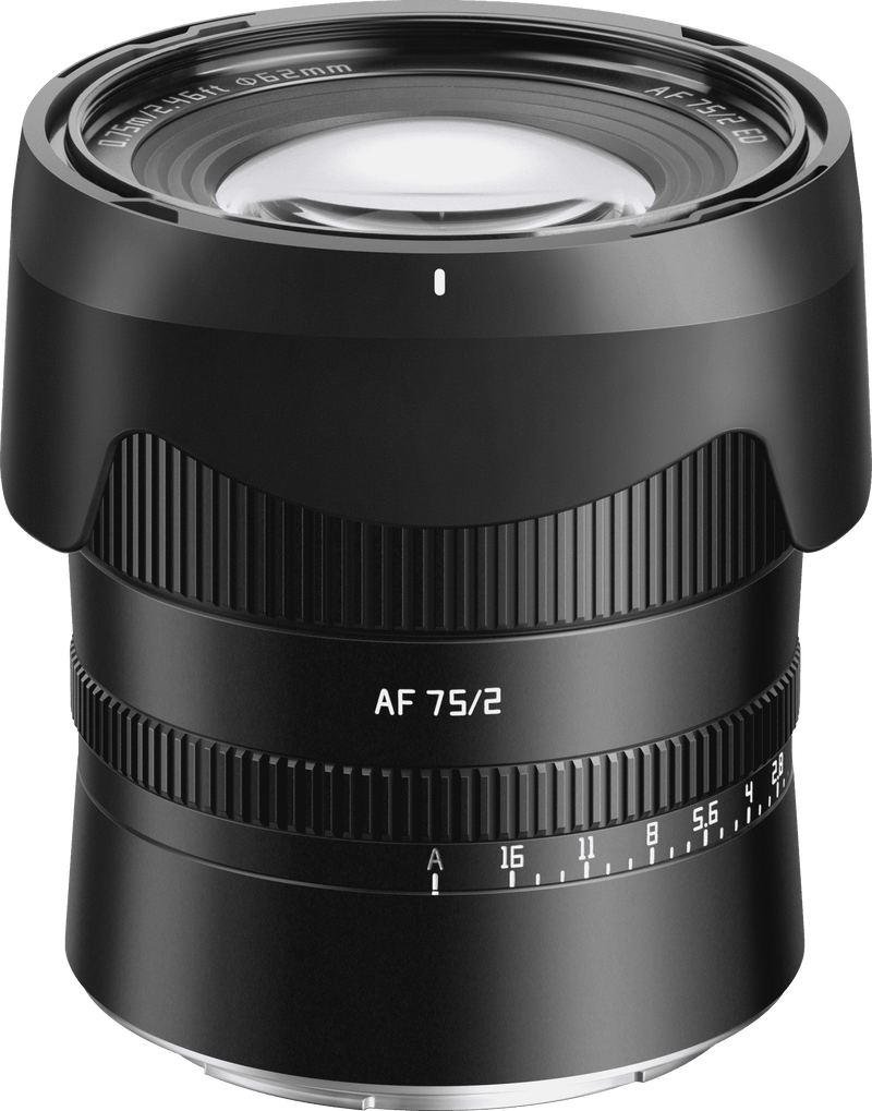 TTArtisan AF 75mm F2 Vollformat-Autofokusobjektiv für FE/Z-Mounts