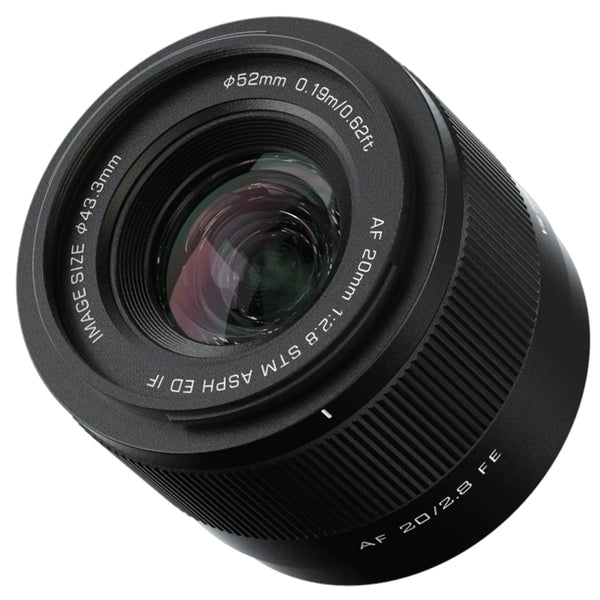 Viltrox AF 20 mm F2,8 Autofokus Vollformat-Prime-Objektiv für Sony und Nikon-Kameras