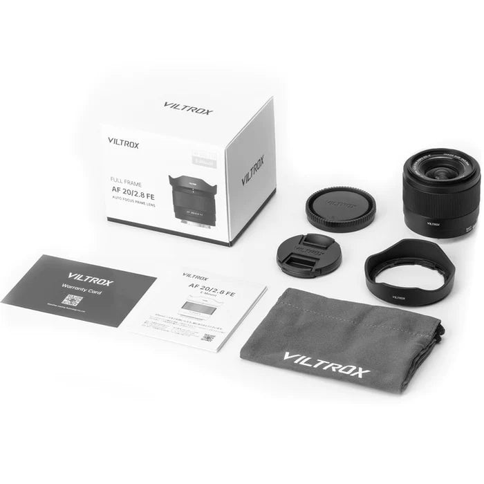 Viltrox AF 20 mm F2,8 Autofokus Vollformat-Prime-Objektiv für Sony und Nikon-Kameras
