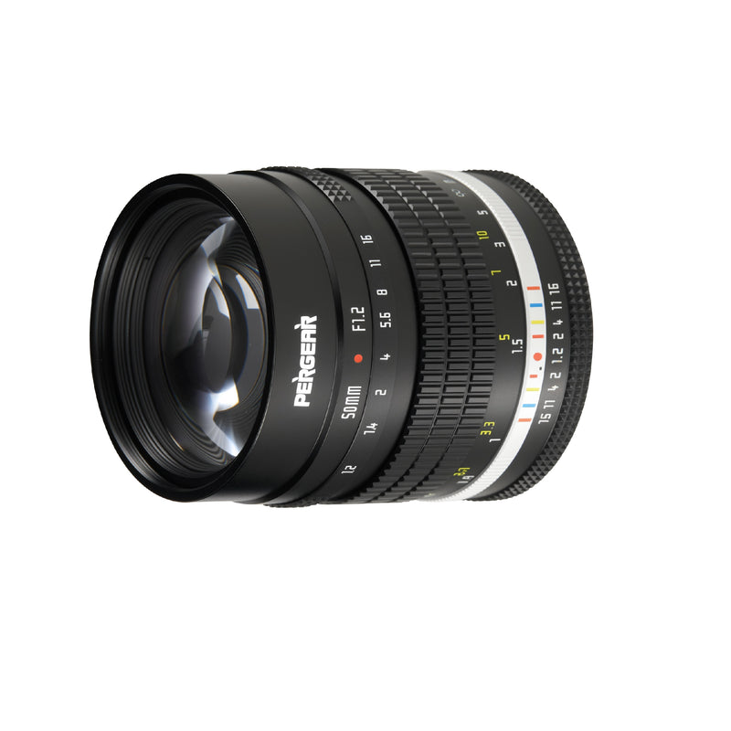 Pergear 50mm F1.2 APS-C MF-Objektiv mit großer Blendenöffnung für X/E/Z/RF- und M4/3-Bajonettkameras