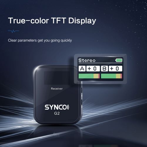 SYNCO G2 (A1 / A2) 2,4GHz Funk Lavalier Mikrofonsystem