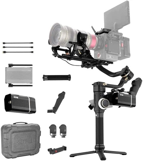 Zhiyun Crane 3S 3-Achsen Gimbal für DSLR-Kameras und Camcorder (Pro-Paket)