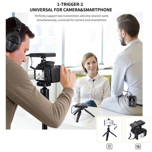 COMICA CVM-WS60 COMBO UHF Drahtloses multifunktionales Minimikrofon