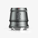 TTArtisan APS-C Trio Titanium Grey Lens Kit, beinhaltet 17 mm f1.4, 35 mm f1.4 und 50 mm f1.2 Objektive