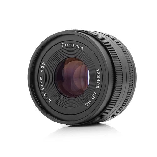 7artisans 50mm F1,8 APS-C Manuelles Objektiv für Fuji/ M4/3 Mount