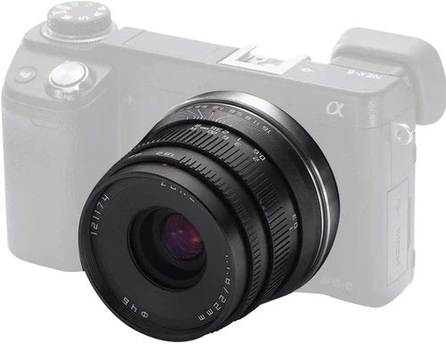 Zonlai 22mm f1,8 APS-C Weitwinkelobjektiv für Sony E Mount (schwarz)