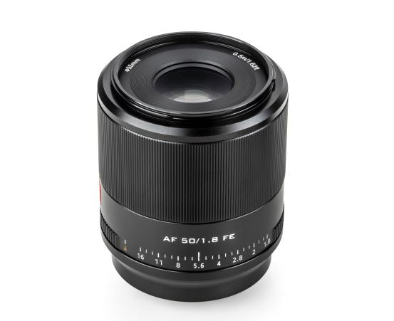 Viltrox 50 mm f/1.8 Objektiv kompatibel mit Sony FE und Nikon Z-Mount Kameras