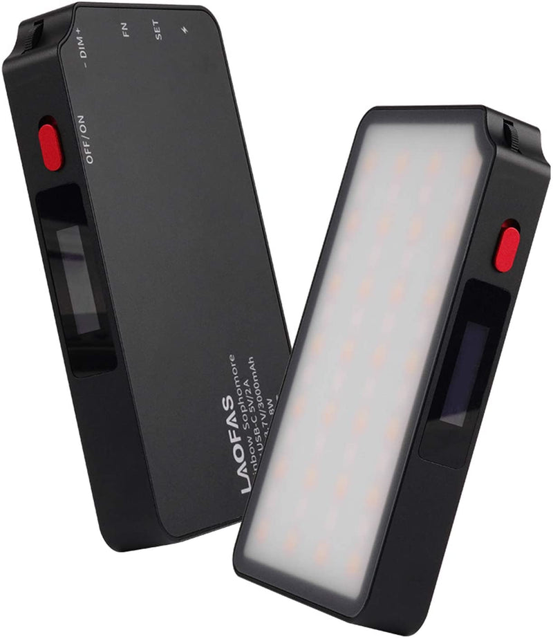LAOFAS Rainbow Sophomore Vollfarb RGB LED Videoleuchte