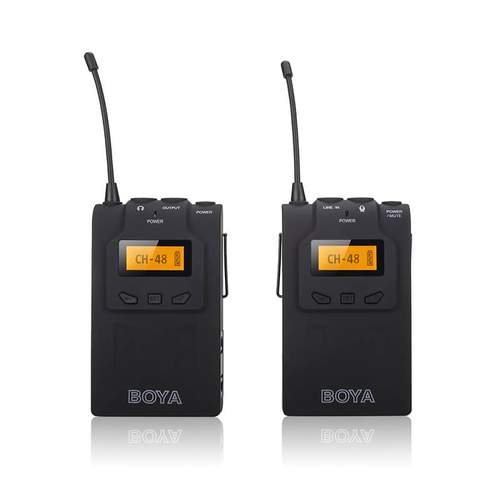 Boya BY-WM6 Drahtloser Audio-Sender, Empfänger und Lavalier-Mikrofon