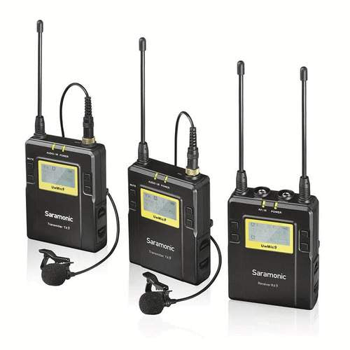 Saramonic UwMic9 Kameramount Drahtloses Omni Lavalier-Mikrofonsystem