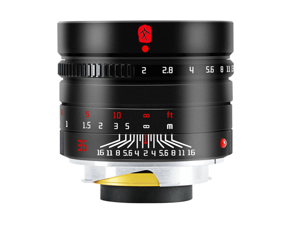 7Artisans WEN 35 mm F2.0 Leica M Mark II, mit quadratischer Gegenlichtblende