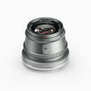 TTArtisan APS-C Trio Titanium Grey Lens Kit, beinhaltet 17 mm f1.4, 35 mm f1.4 und 50 mm f1.2 Objektive