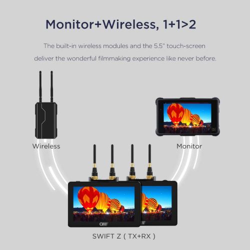 CVW Swift Z 5,5 Zoll Touchscreen HDMI-HDR Monitore (TX + RX)