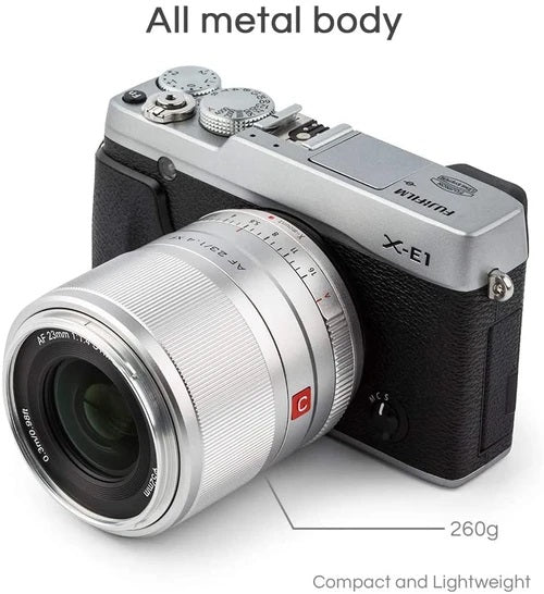 Viltrox 23mm F1,4 STM Autofokus APS-C Objektiv für Fuji-Kameras
