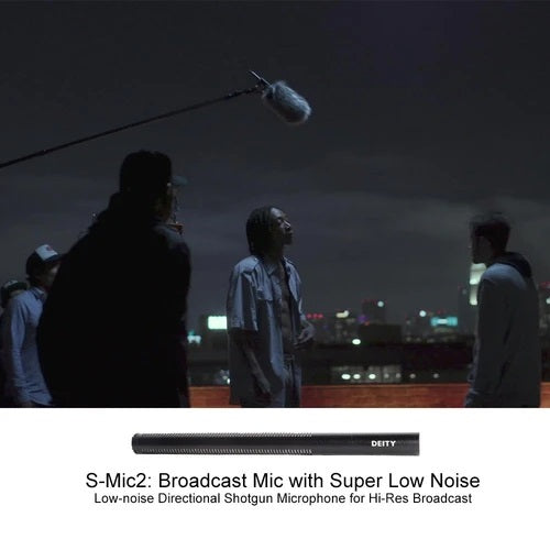 Deity S-Mic 2 Kondensator-Shotgun Mikrofon mit Broadcast-Klangqualität