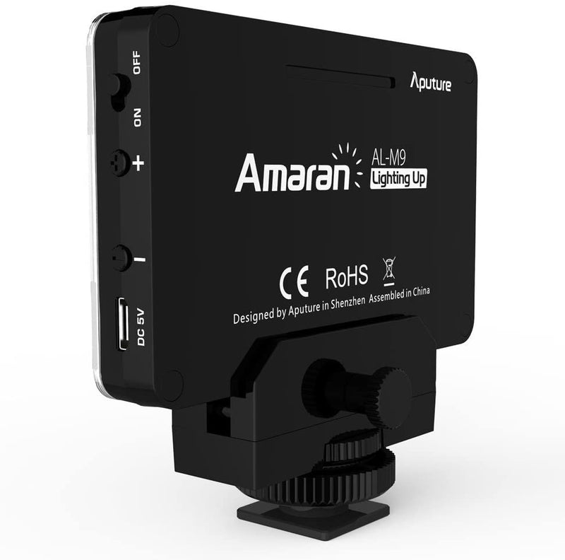 Aputure Amaran AL-M9 LED Mini Licht für DSLR- oder DSLM-Kameras