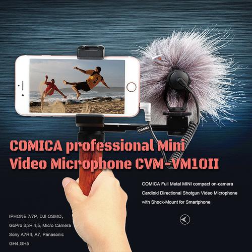 COMICA CVM-VM10II Aluminium Mini Kompakt Nierenrichtungsmikrofon