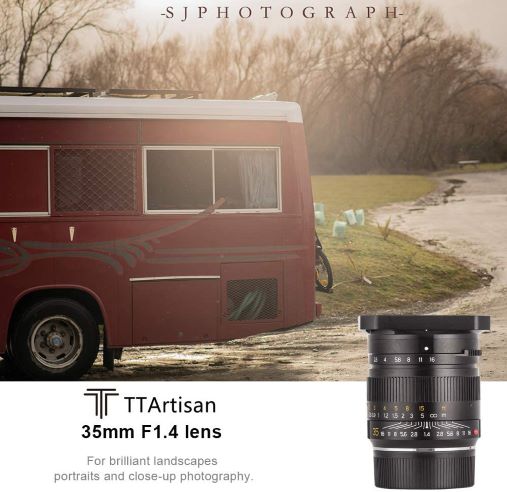 TTArtisan 35mm F1,4 Vollformat Aluminiumobjektiv für Leica M Mount