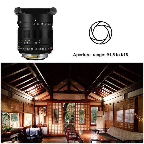TTArtisan 21mm F1,5 Manuell Vollbild Weitwinkelobjektiv für Leica M Mount