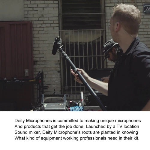 Deity S-Mic 2 Kondensator-Shotgun Mikrofon mit Broadcast-Klangqualität