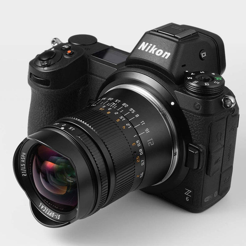 TTArtisan 21mm F1,5 Manuelles Vollbild Weitwinkelobjektiv für Nikon Z Mount